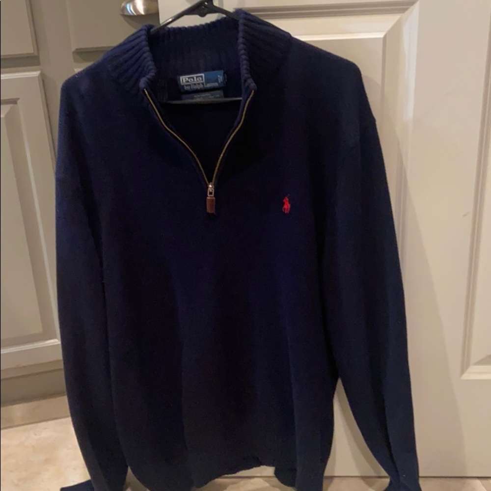 Ralph Lauren Men’s Cotton Mesh Quarter-Zip